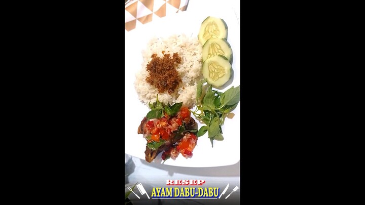 RESEP AYAM GORENG SAMBEL DABU-DABU#short