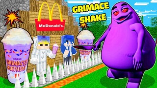 TÔ GÀ THỬ THÁCH 24H XÂY NHÀ AN TOÀN CHỐNG GRIMACE SHAKE CỦA MC DONALD TRONG MINECRAFT