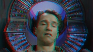 3D Anaglyph .Total Recall  4K 80% MORE  DEPTH  P2