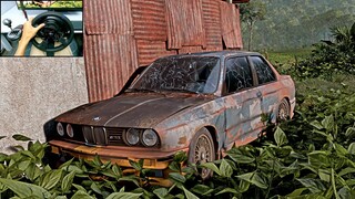 Rebuilding BMW M3 E30 (870HP V10 Engine) - Forza Horizon 5 | Thrustmaster T300RS + TH8A Shifter