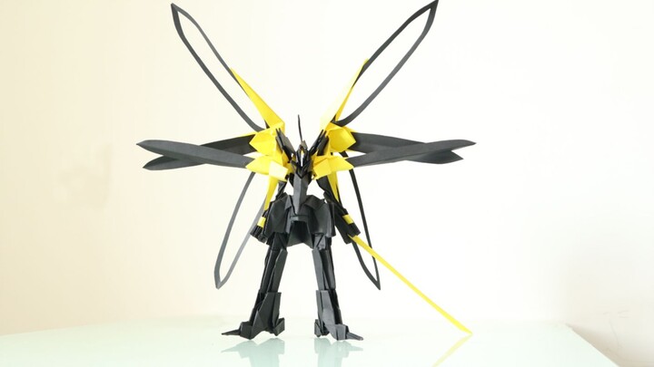 Hướng dẫn xếp giấy origami Transformers Bumblebee đẹp trai, đặt lên bàn quá ngầu
