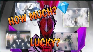 HOW MANY DIAS FOR BADASS ALPHA GENERAL VOID SKIN? LUCKY OR UNLUCKY? - MLBB