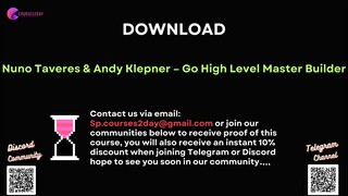 [COURSES2DAY.ORG] Nuno Taveres & Andy Klepner – Go High Level Master Builder