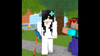 Reject Noob's Love And The End 😭😱😎 | MInecraft Animation #shorts