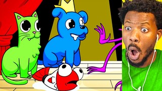 BigB Reacts to The RAINBOW FRIENDS are PETS! (Cartoon Animation)