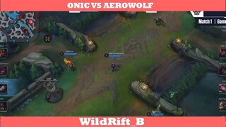 TIM ONIC VS AEROWOLF #1