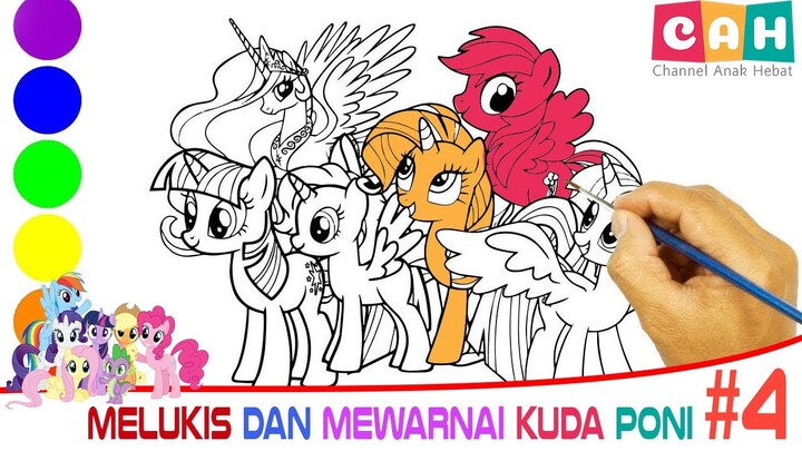 Mari Belajar Bagaimana Menggambar & Melukis Kuda Poni | Melukis, Mewarnai untuk Anak, Balita #4