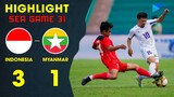 ⚽️ HIGHLIGHT | U23 INDONESIA - U23 MYANMAR | THẮNG 3 SAO | INDO ĐẶT CHÂN VÀO BÁN KẾT ĐẦY KHÍ THẾ