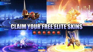 HAVE YOU CLAIMED YOUR FREE ELITE SKIN? - FREE DRAWS IN DOUBLE 11 EVENT MLBB