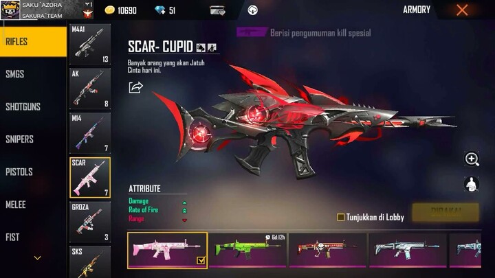 CONFIG SENJATA FREE FIRE TERBARU