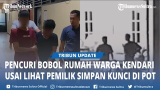 Maling Bobol Rumah di Kendari Usai Lihat Pemilik Taruh Kunci Dalam Pot Bunga, Curi Kamera, Beli Sabu