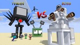 Monster School : SKIBIDI TOILET FUNNY CHALLENGE - Minecraft Animation