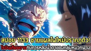 [สปอย] : วันพีซ 1133 ชายแผลไฟใหม้ปรากฏตัว! โรบินเกือยตายกับการหลั่งน้ำตาของกลุ่มหมวกฟาง !!