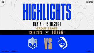 Highlights DK vs RGE [Vòng Bảng][CKTG 2021][Ngày 4][15.10.2021]