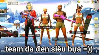 PUBG Mobile - Trà Trộn Vào Team Da Đen Cực Bựa Và Vui | Bị Truy Sát Bom Vì Hiểu Nhầm Giới Tính :v