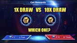 1X OR 10X DRAW WHICH ONE IS BETTER? | MOBILE LEGENDS × STARWARS