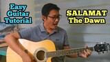 SALAMAT BY THE DAWN | GUITAR TUTORIAL FOR BEGINNERS (TAGALOG)