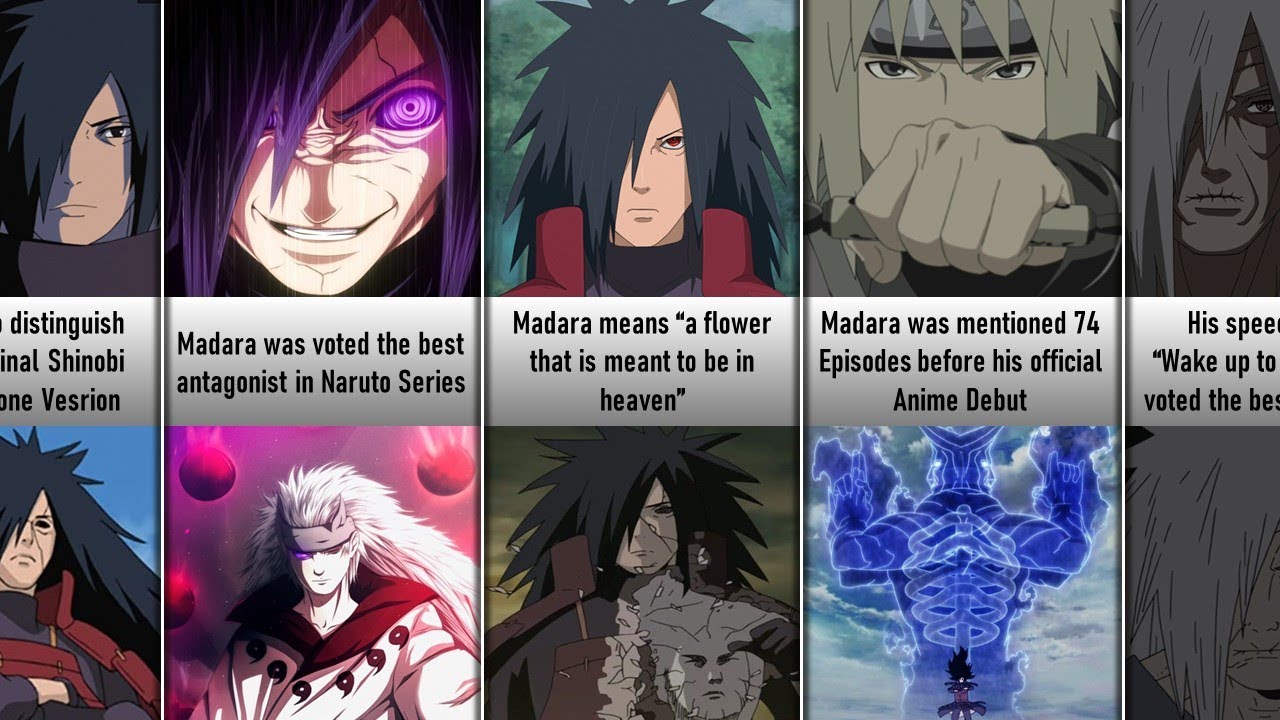 50 Interesting Madara Uchiha Facts You May Not Know I Anime Senpai Comparisons Bilibili