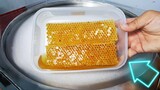 Es Krim Roll Sarang Lebah | How To Make Honeycomb Ice Cream Rolls