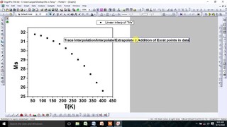 How to do Trace Interpolation, Interpolate_Extrapolate (Extra Addition of Points) using Origin Soft