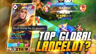 TOP GLOBAL LANCELOT? JUNGLE EMBLEM LANCELOT = AUTO MANIAC | SOLO RANK GAMEPLAY | MLBB