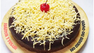 Brownies beng beng 1 telur lembut dan moist tidak beremah. Tanpa mixer & oven. Takaran sendok