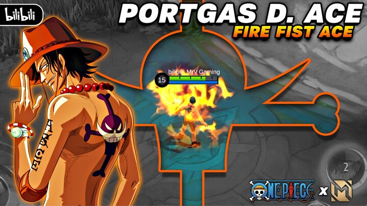 FIRE FIST ACE in Mobile Legends ðŸ˜± MLBB x ONE PIECE