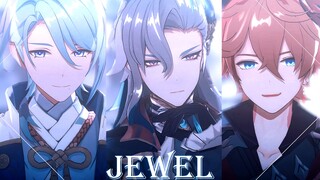 【原神MMD】JEWEL【那维莱特/达达利亚/神里绫人】