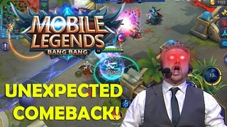 Greatest Epic Comeback in Mobile Legend History  (Pro Scene)