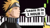 Naruto OST - Sadness and Sorrow - EASY Piano tutorial