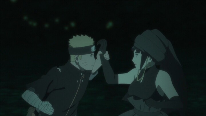 Naruto the last mission, Naruto attack hinata