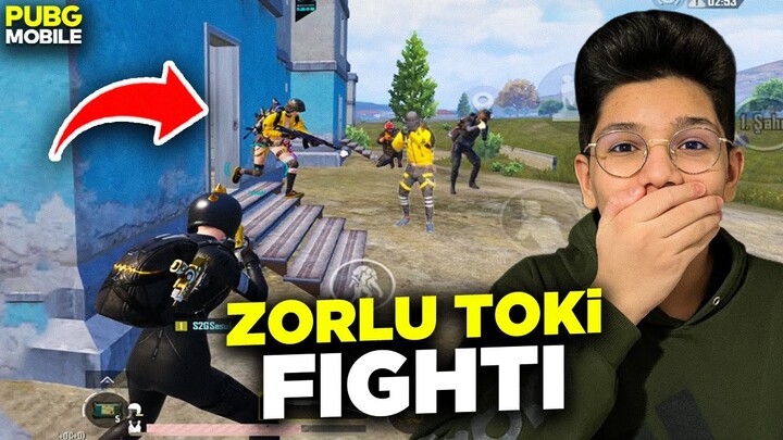 ZORLU TOKİ FİGHT'I!!! EFSANE 1VS4 | PUBG MOBİLE