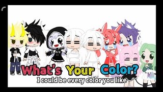 I could be every color you like in Gacha Club (What's your color song)