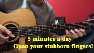 Guitar | Insisting it for Five Minutes a Day Makes Your Finger Nimble