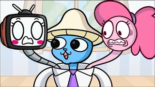 TV WOMAN + SMURF CAT = ??? // Poppy Playtime Chapter 3 Animation