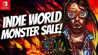 MASSIVE Indie World Nintendo Switch ESHOP Sale On Now! 10 Must Buy Switch Games! Nintendo Direct!