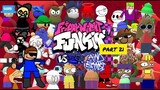 FNF vs Dave and Bambi ALL CHARACTERS PART 21 | Bosh, Charcoal, Paddy, Donut Edition, FAN MADE
