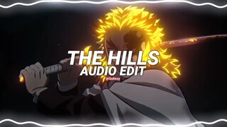 the hills - the weeknd [edit audio]