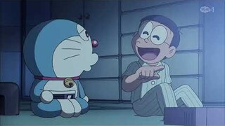 Doraemon terbaru 2022| Giant Muncul di Televisi dan Pin Pencerita di Musim Panas yang Panas