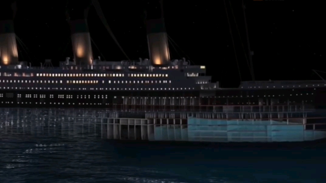Anime][Titanic]Sinking of Titanic in CG Demonstration - Bilibili