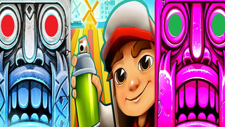 Subway Surfers Amsterdam VS Temple Run 2 (Frozen Shadows VS Sky Summit) HD