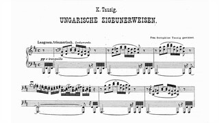 Carl Tausig - Ungarische Zigeunerweisen (audio + sheet music)