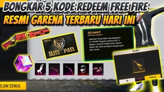 BONGKAR 5 KODE REDEEM FREE FIRE RESMI GARENA TERBARU HARI INI