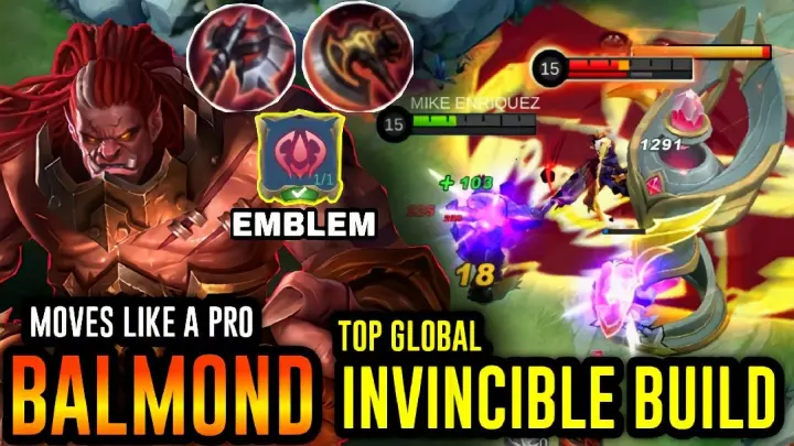 Balmond invincible! Best emblem + Build TOP Global Easy Win! in Mobile Legends