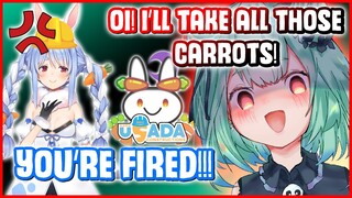 Rushia wants to Join the USADA CONSTRUCTION! Pekora Replied【Hololive Clip】