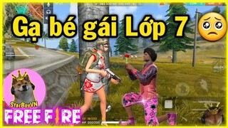 [Free Fire GNN] Ghép ngẫu nhiên gạ bé Thủy lớp 7 và cái kết =)) | StarBoyVN