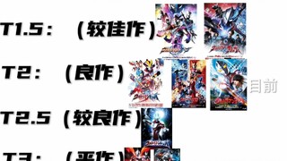 新生代奥特曼作品质量个人排行榜