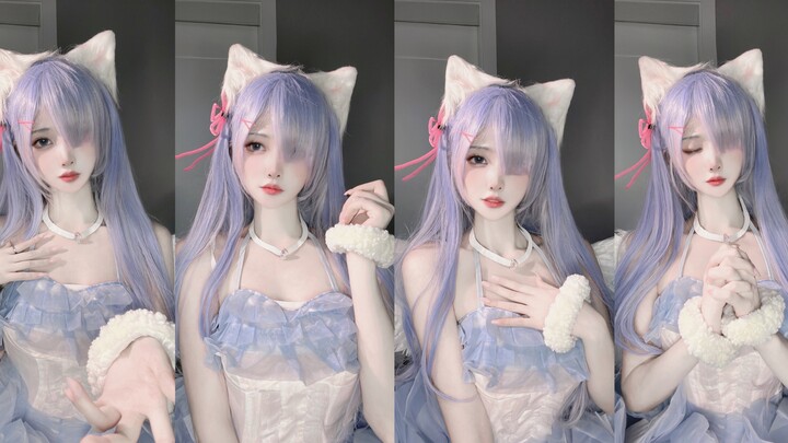 【靾XIXIXI_】ใครสามารถปฏิเสธเล็มผมยาวที่มีหูแมวได้บ้าง?