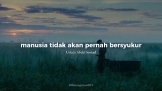 manusia tidak akan pernah bersyukur 🥀