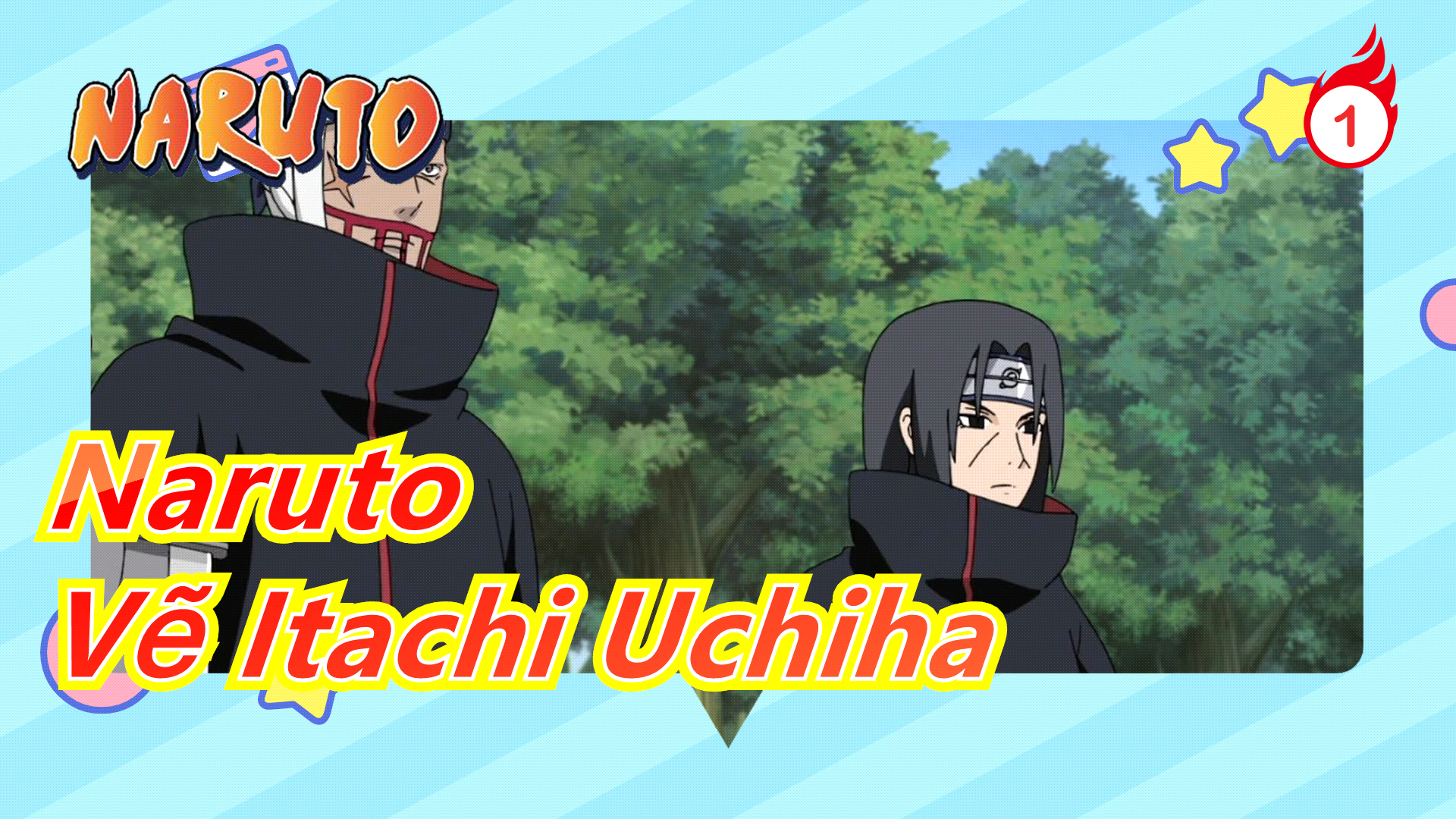 Vẽ Itachi trên giấy tập Naruto  Drawing Uchiha itachi Naruto  YouTube
